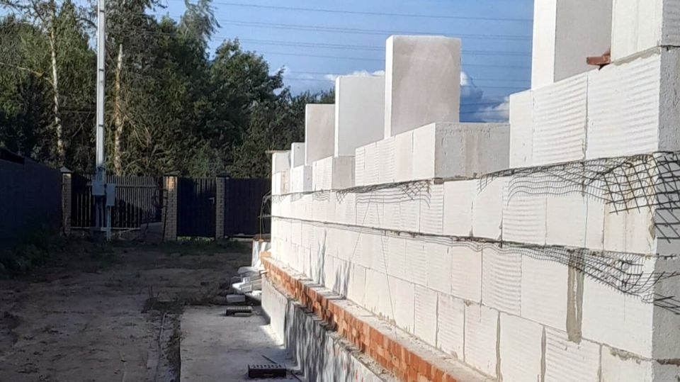 Коробка из газобетона