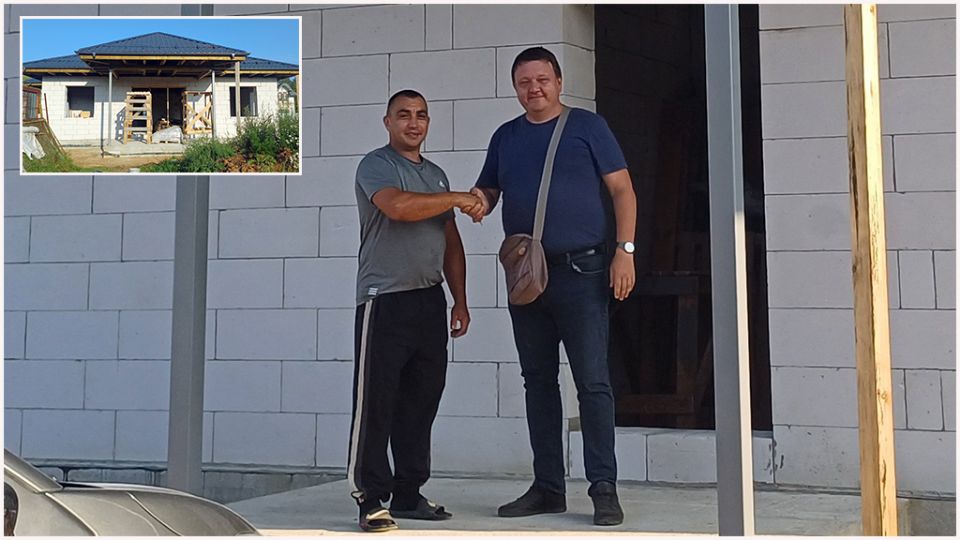 Одноэтажный дом из газоблока в Химках