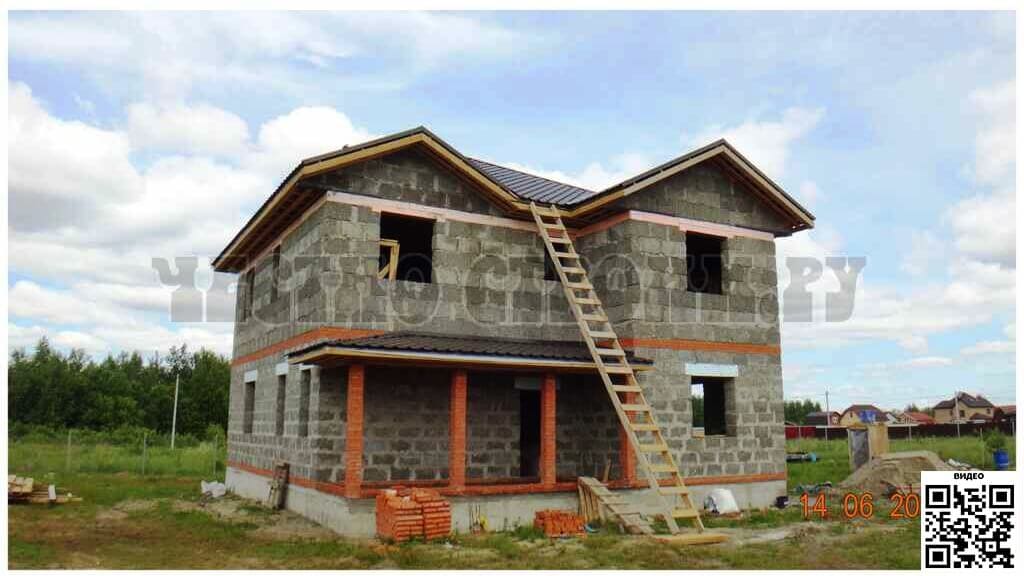 Строительство дома из арболита в Москве