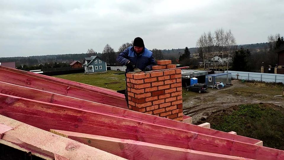 Кладка дымохода