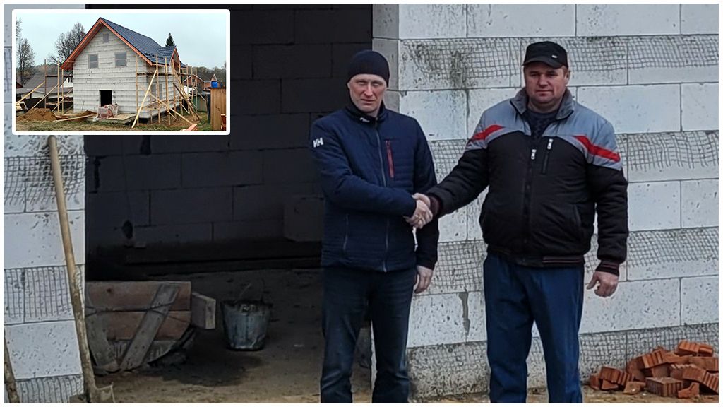 Наша бригада строит дом из газобетона в Домодедово