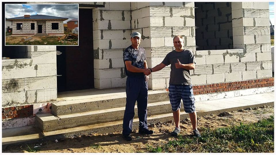 Одноэтажный дом из газоблока в Люберцах