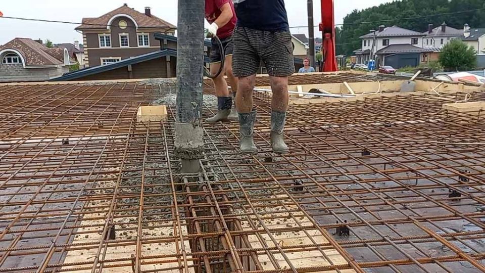 Заливаем перекрытие 3