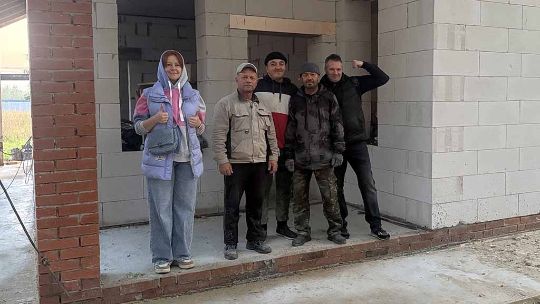 Фото с заказчиком