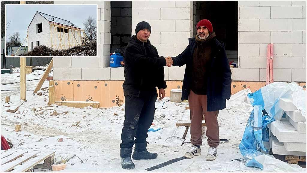 Барн хаус из газобетона во Внуково