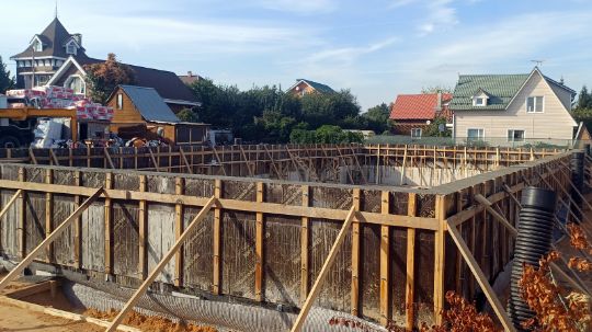 Фундамент для дома из газобетона