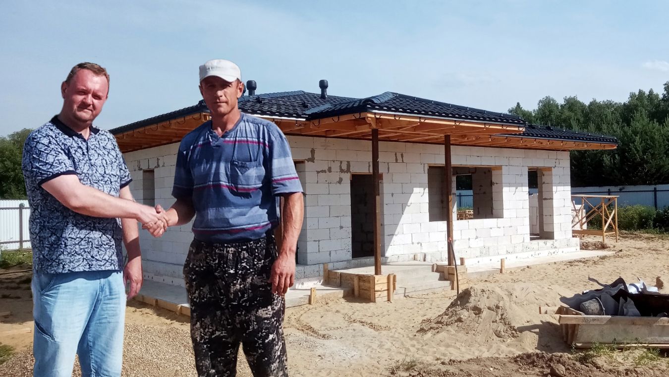 Строим дом из газоблока в Пушкино