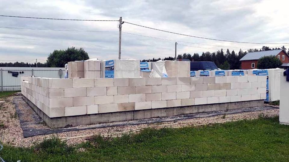 Коробка из газоблока