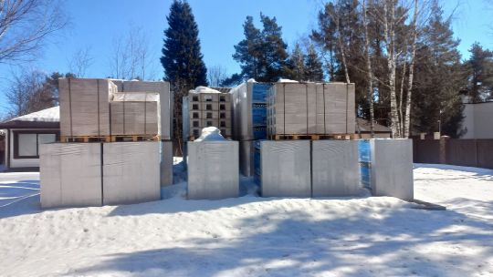 Начало строительства дома из газоблока