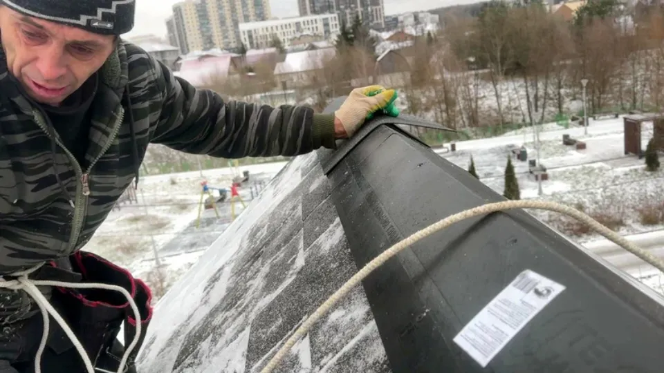 Конёк мягкой кровли