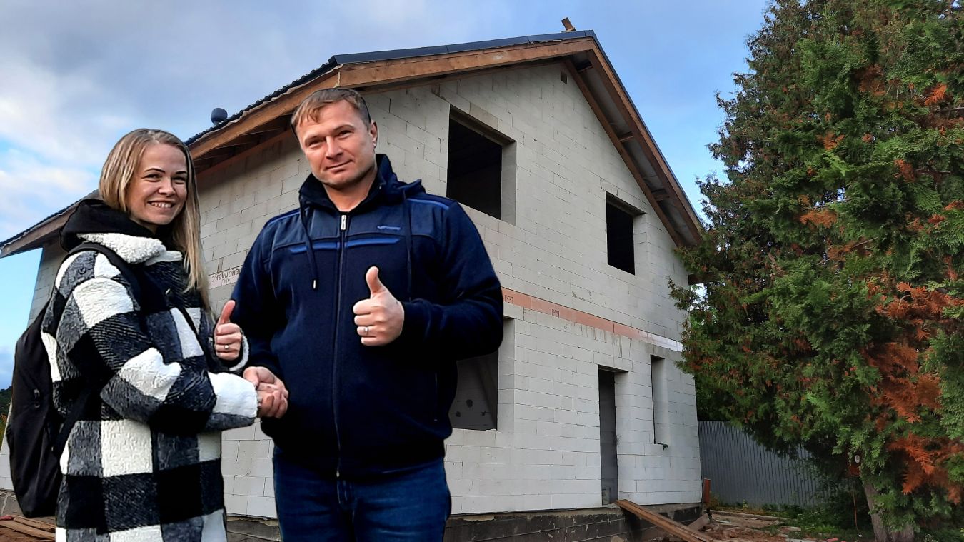 Фото нашей бригады строителей с Заказчиком 25