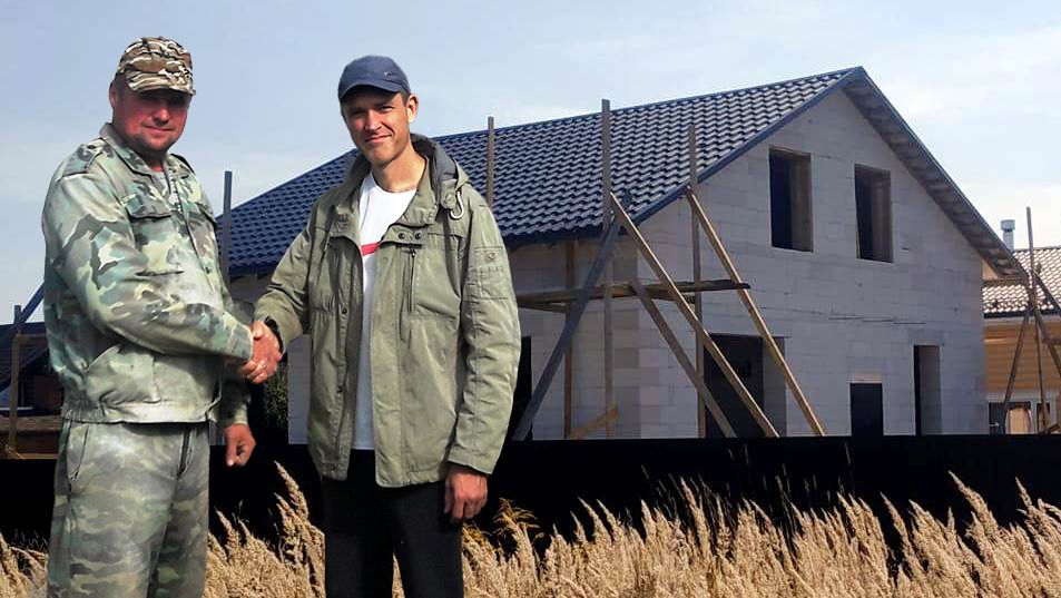 Наша бригада строит дом из газобетона в Чехове