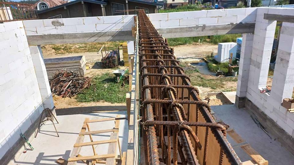 Заливаем перекрытие 4