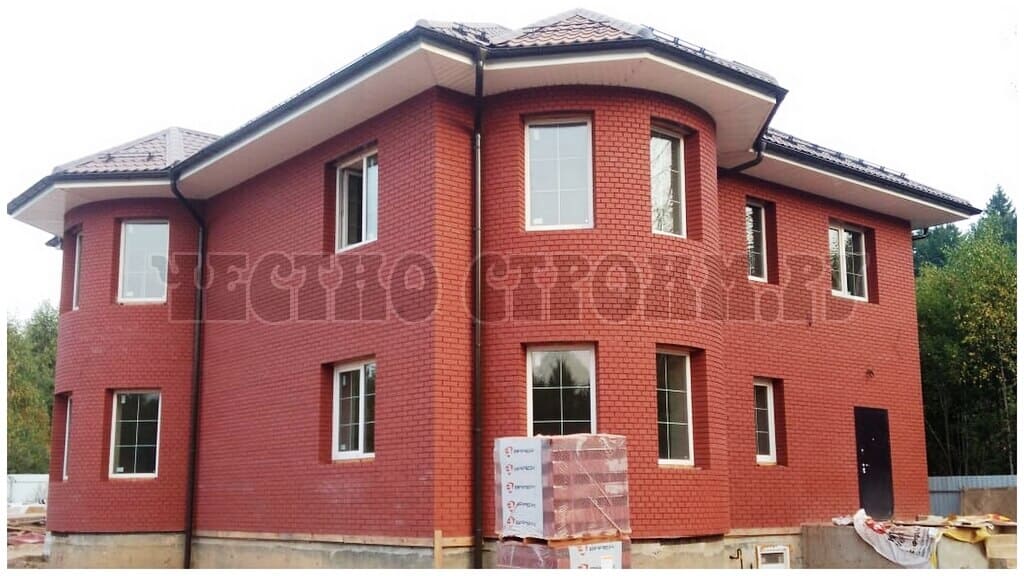 Дом из керамического блока в Химках.