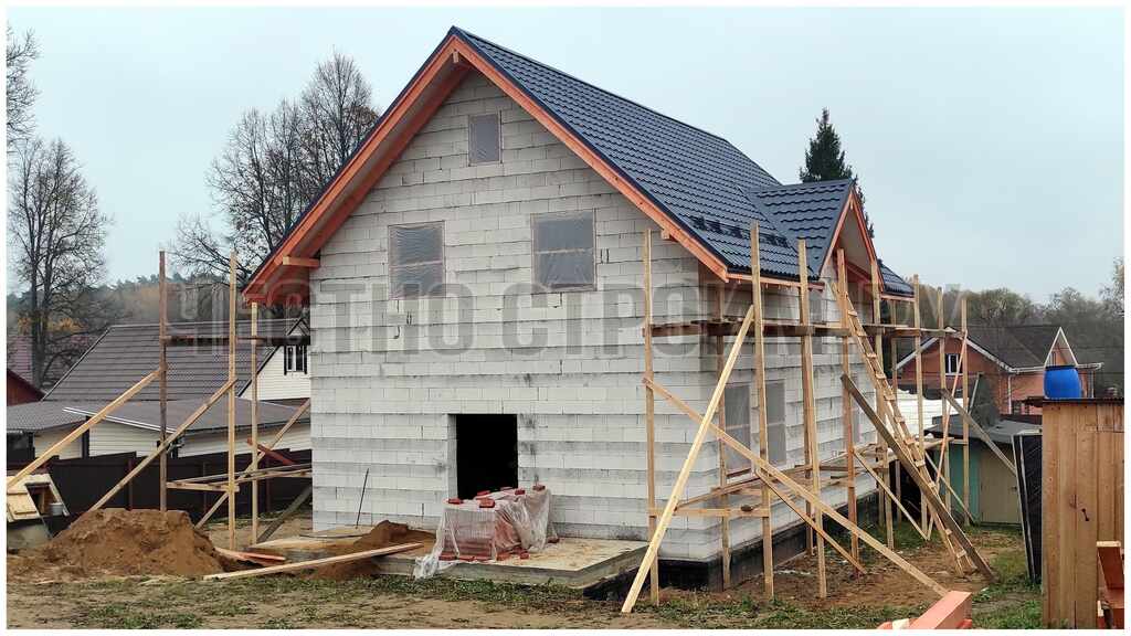 Строим дом из газоблока в Домодедово