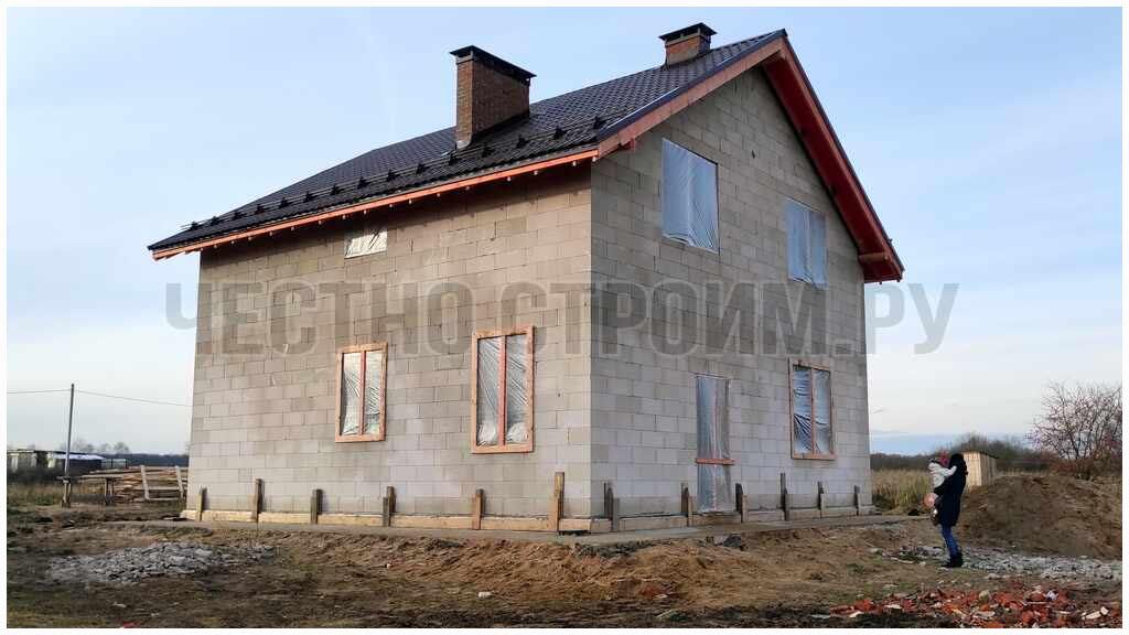 Строительство дома из газобетона в Туле