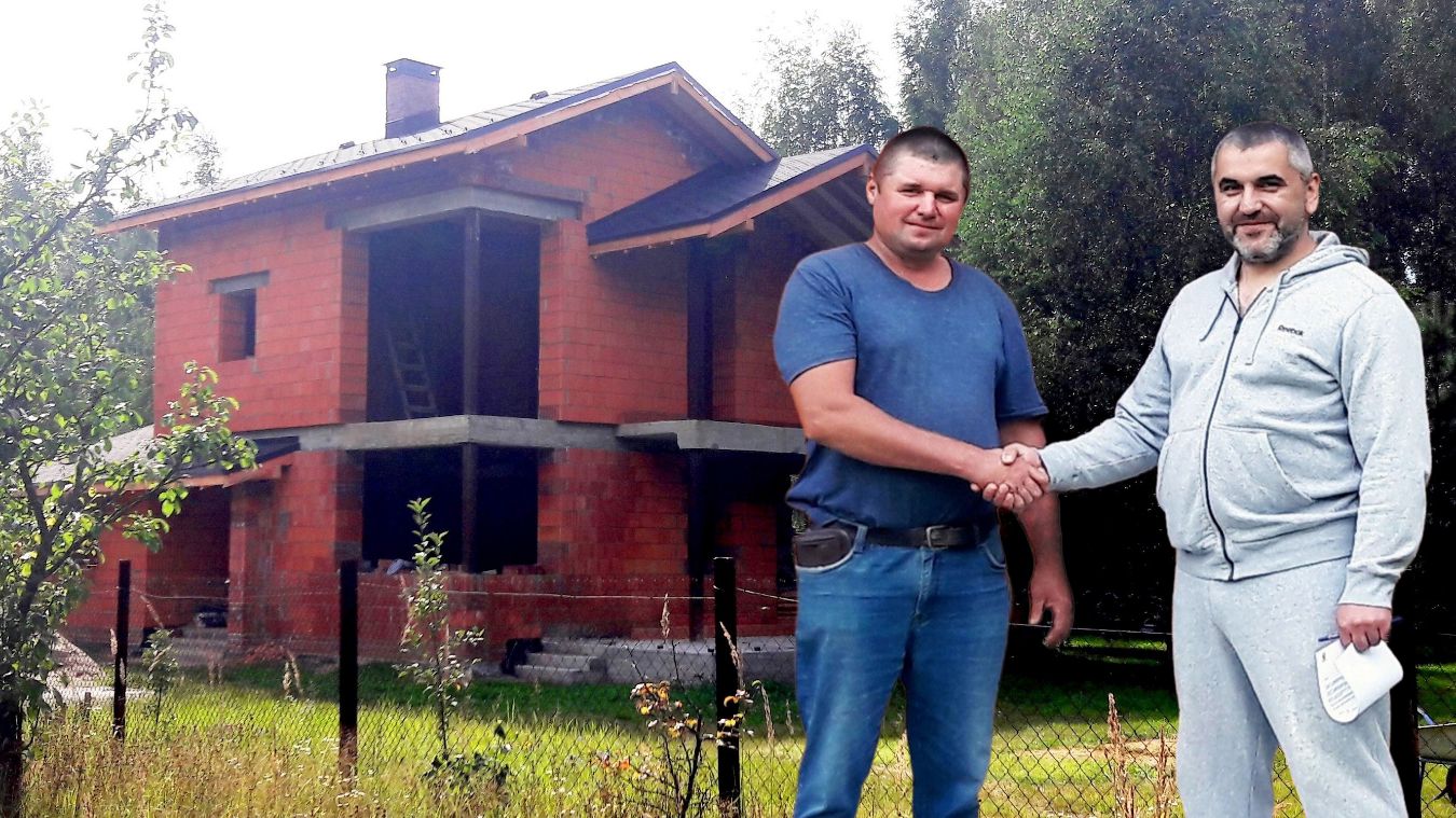 Строительство двухэтажного дома из  теплой керамики в Раменском