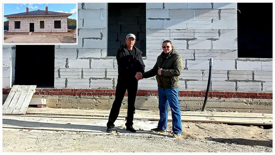 Одноэтажный дом из газоблока в Ступино