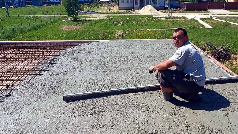 Заливаем перекрытие 2