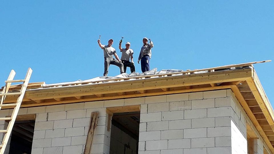 Монтаж кровли