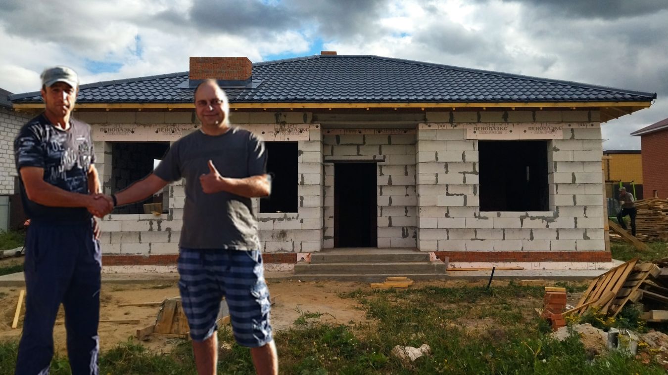 Строим дом из газоблока в Железнодорожном