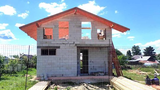 Дом из газобетона