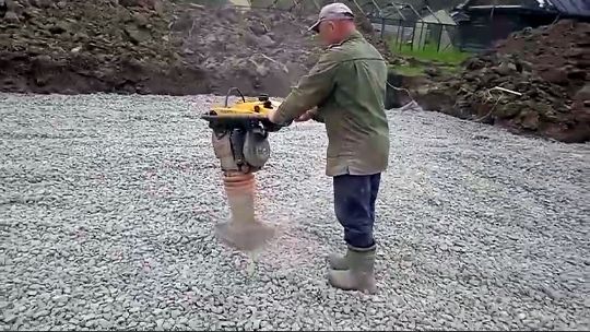 Гравийная подушка под фундамент