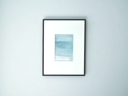 Интерьерный этюд из серии Морские этюды, графика, автор Анастасия Попова