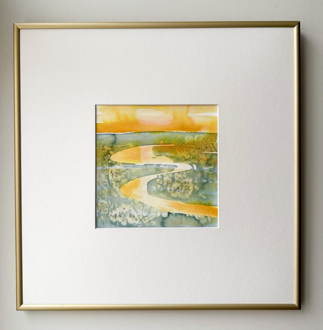 Графика из серии Сылва, автор Анастасия Попова