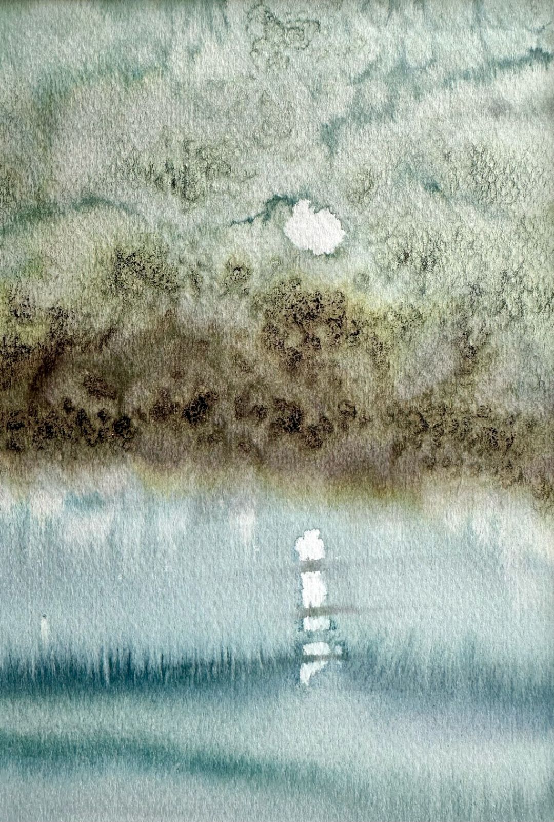 Графика из серии Сылва, автор Анастасия Попова