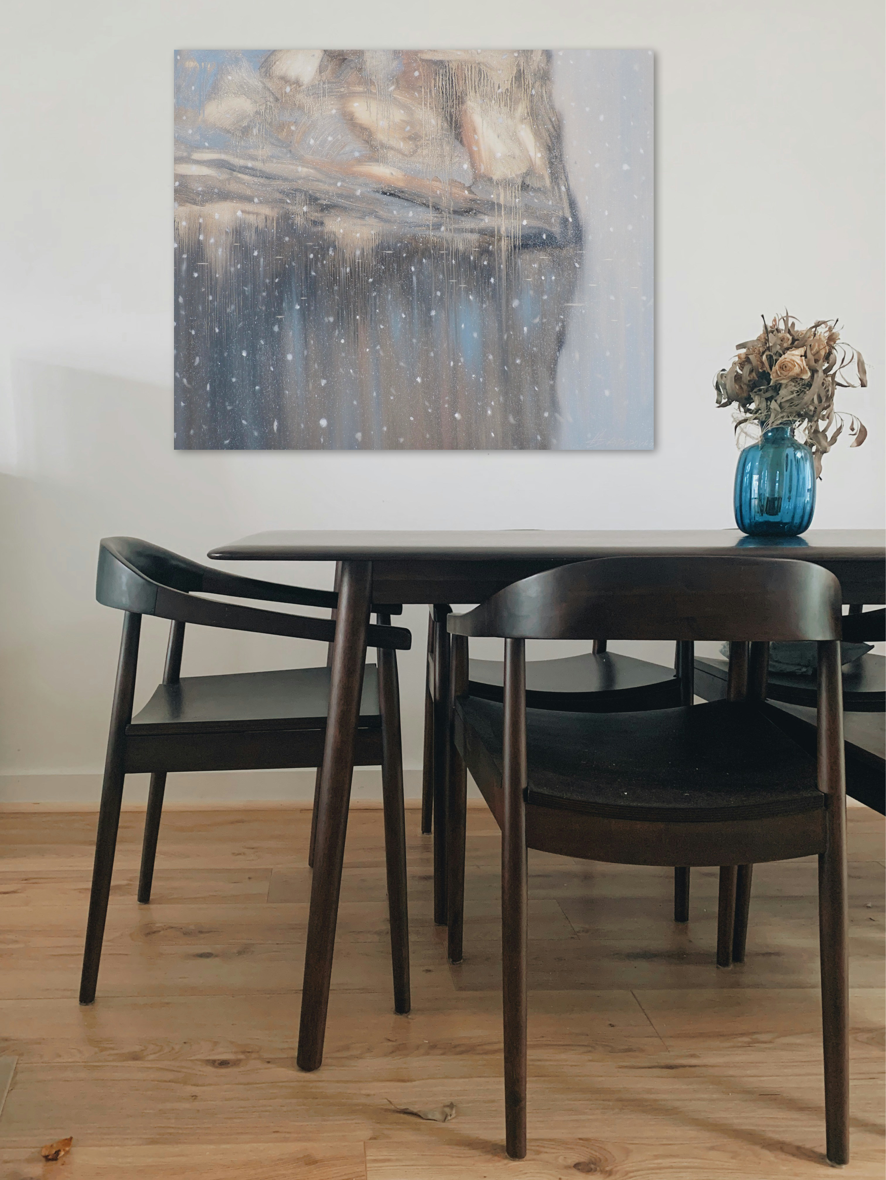 Пейзаж маслом, серия Гладь да благодать, купить живопись художника Анастасии Поповой