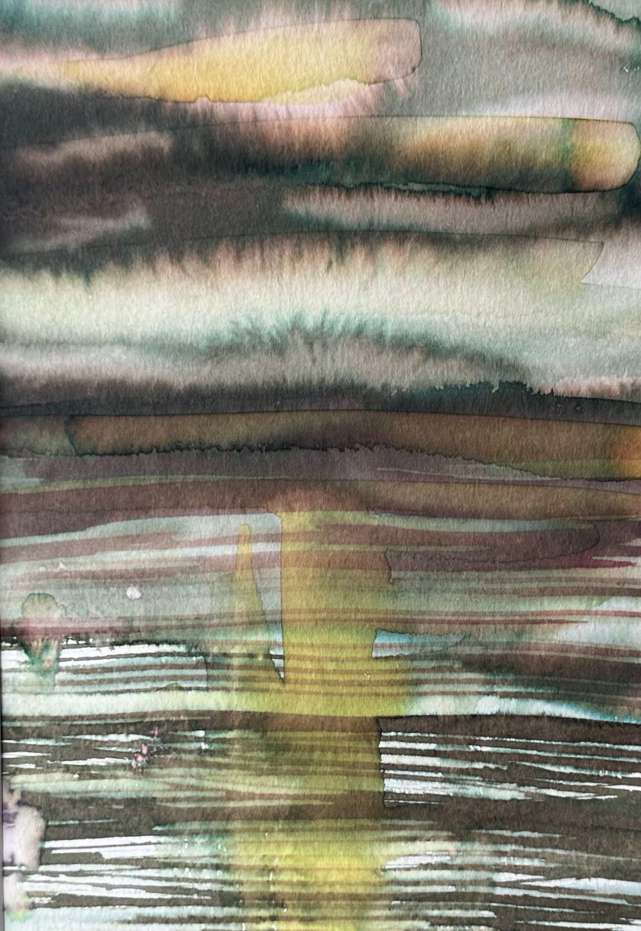 Графика из серии Сылва, автор Анастасия Попова