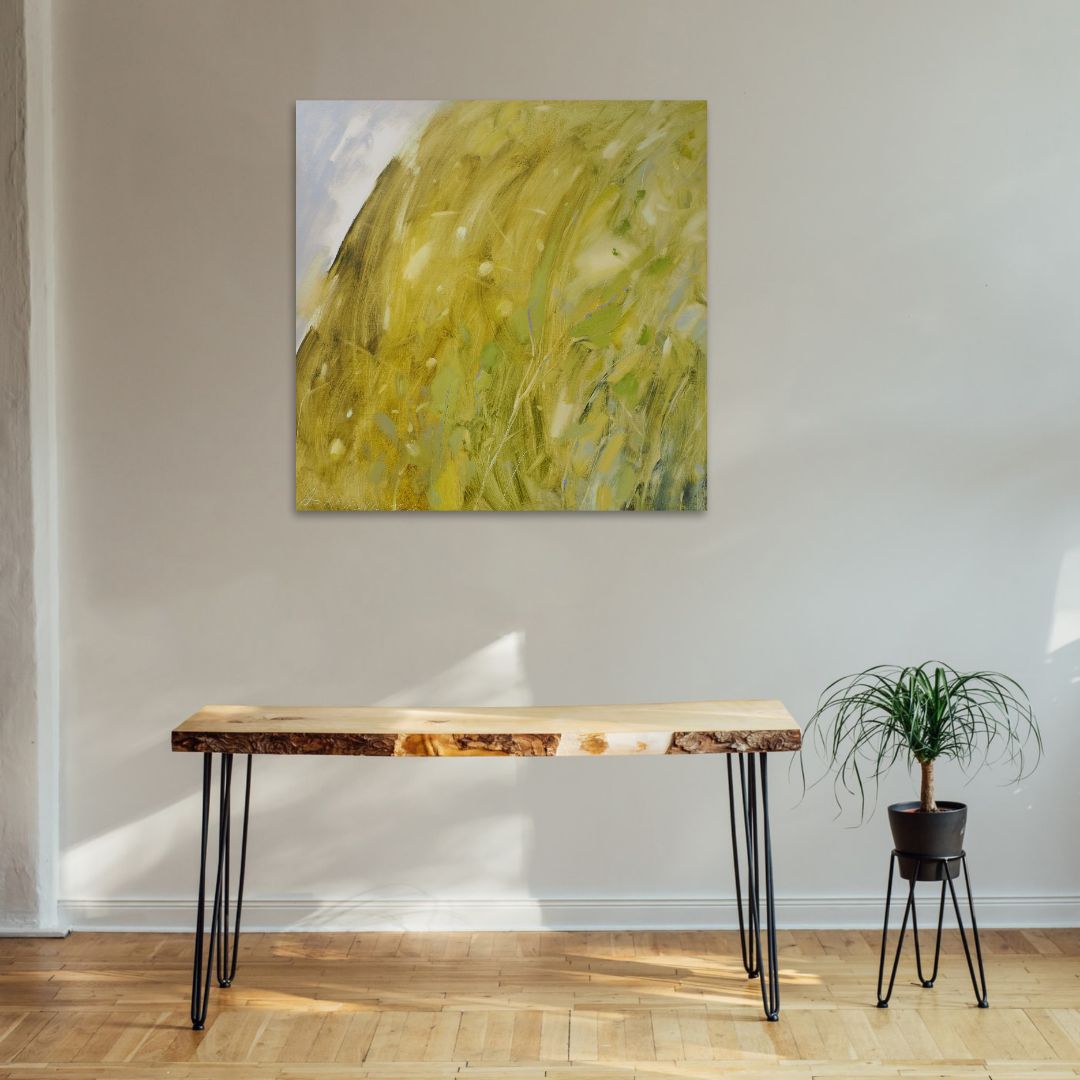 Летний пейзаж маслом, серия Одним днем, купить картину Анастасии Поповой онлайн с доставкой