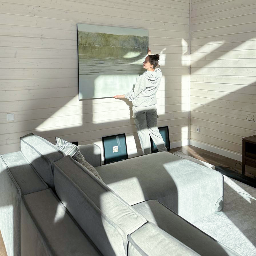 примерка картин в интерьер