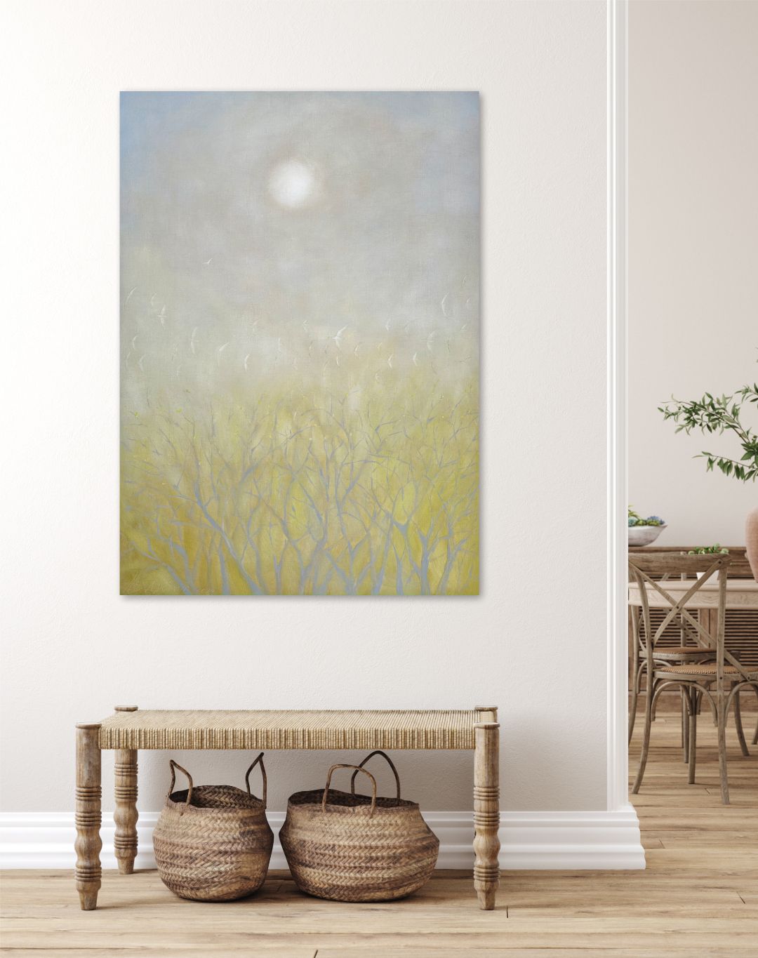 Летний пейзаж маслом, серия Одним днем, купить картину Анастасии Поповой онлайн с доставкой