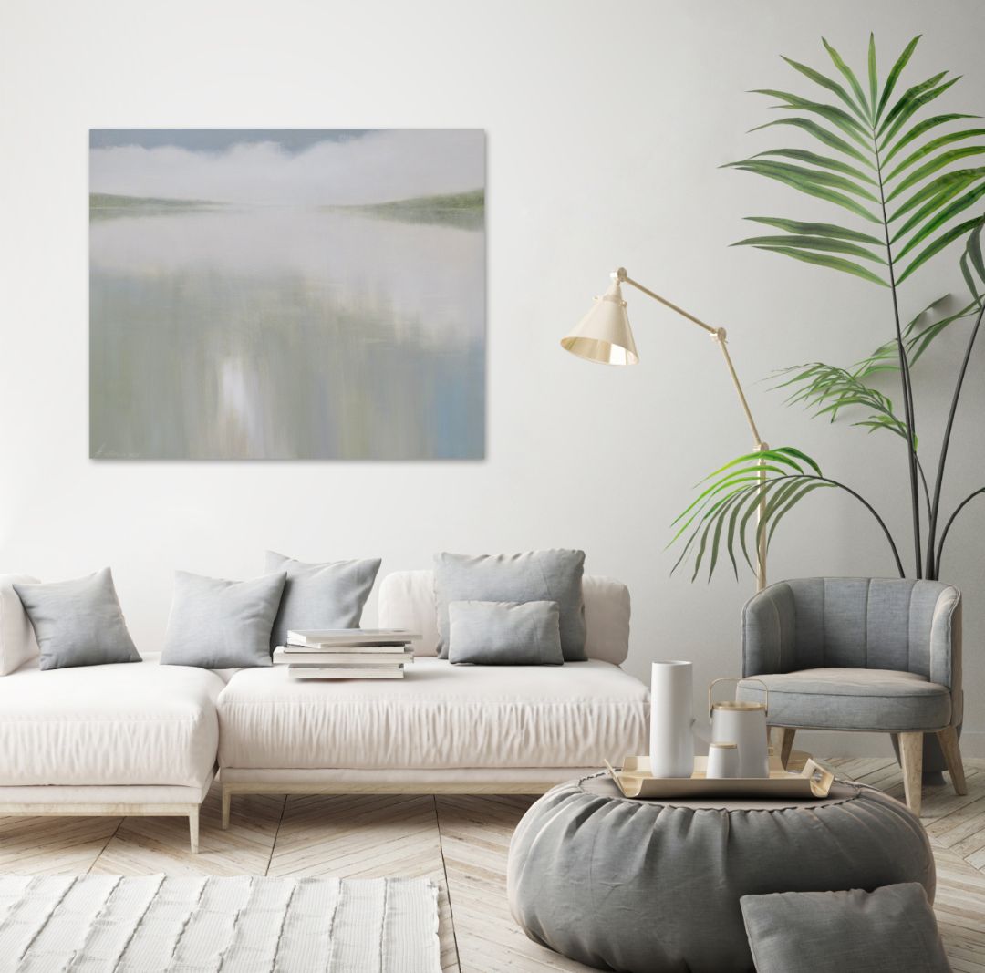 Летний пейзаж маслом, серия Одним днем, купить картину Анастасии Поповой онлайн с доставкой