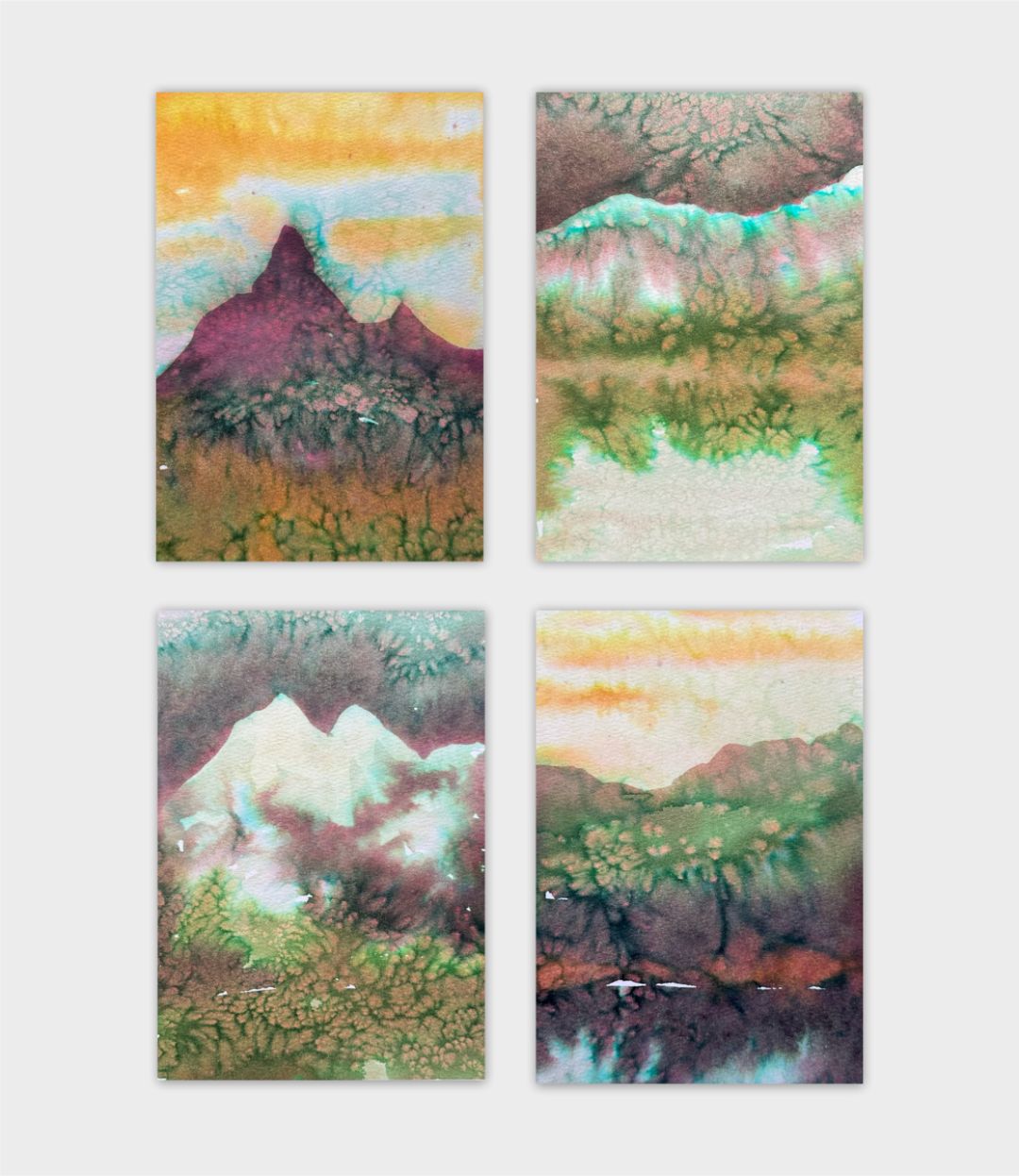 Графика из серии Кавказ, автор Анастасия Попова