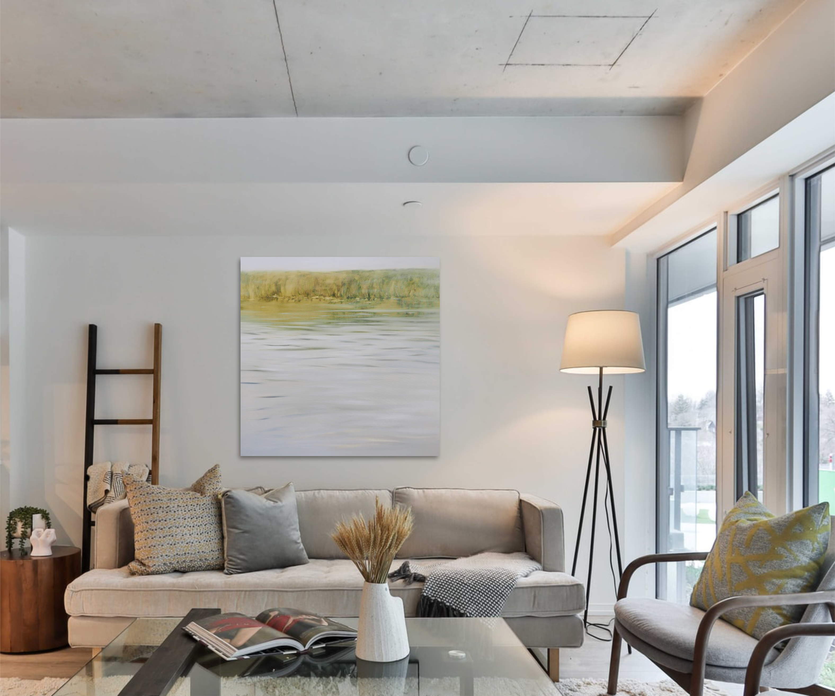 Летний пейзаж маслом, серия Одним днем, купить картину Анастасии Поповой онлайн с доставкой