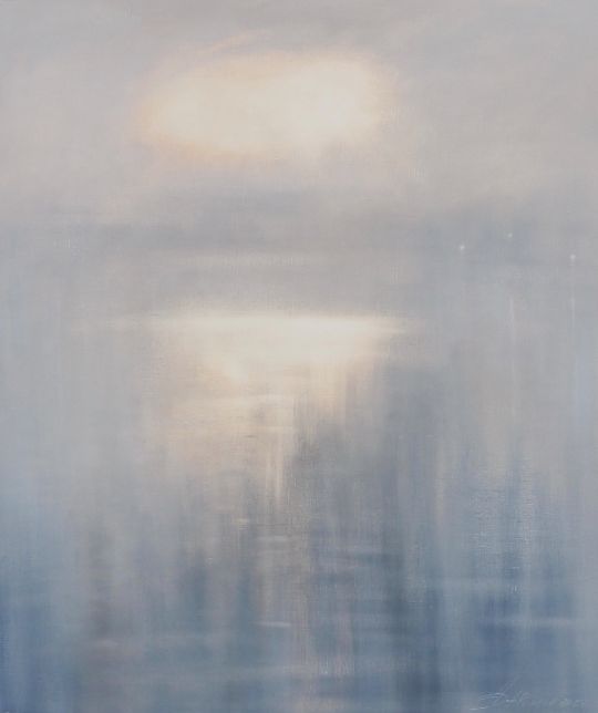 Пейзаж маслом, серия Гладь да благодать, купить живопись художника Анастасии Поповой