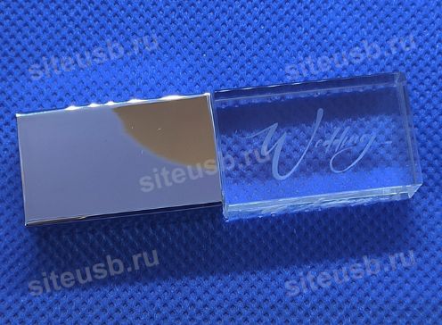 Объемная гравировка внутри стекла