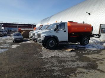 Автогудронатор на шасси