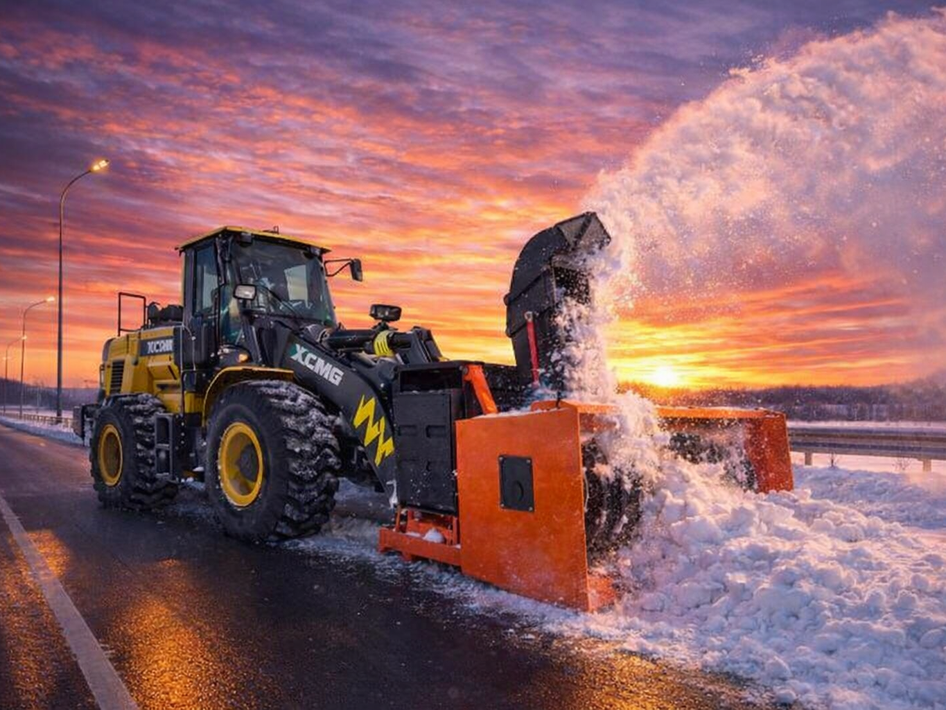 Снегоочиститель фрезернороторный