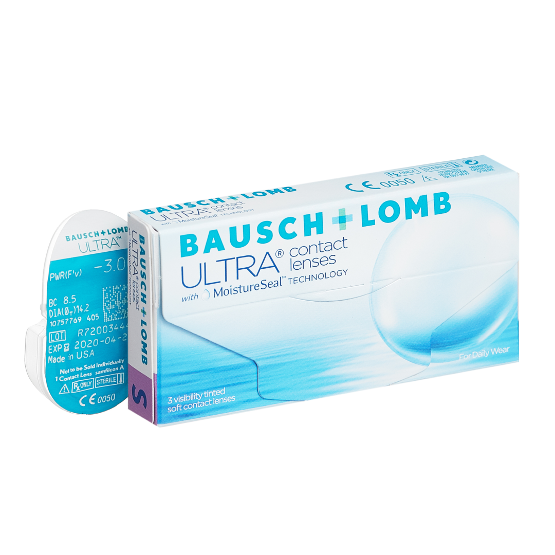 Ultra (3 линзы) Bausch+Lomb. Ultra (3 линзы) (8.5, -6,50). Ultra (3 линзы) (8.5, +5,75). Ultra (3 линзы) (8.5, -2,75).