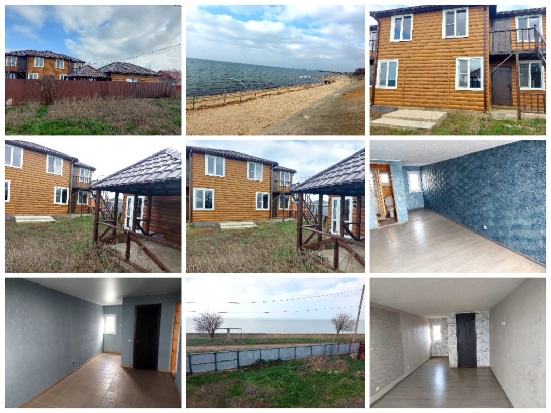 Гостиница на побережье Азовского моря, 1 я линия от моря, 7 соток земли, 8 номеров. Цена 5500 🍋