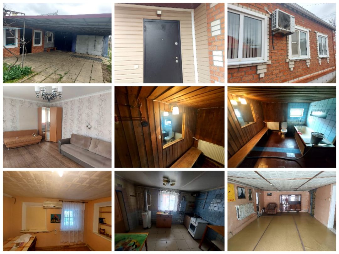 Дом на побережье Азовского моря, 130 кв.м.,газ, Участок - 17 соток. На территории баня - 8 кв.м. Фруктовый сад.
4200🍋(торг).            