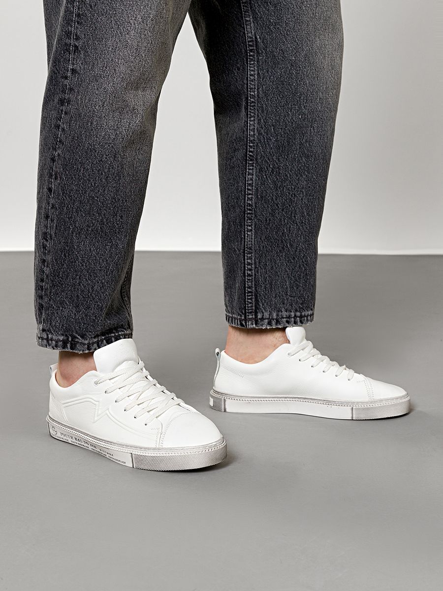 Кеды мужские натуральная кожа