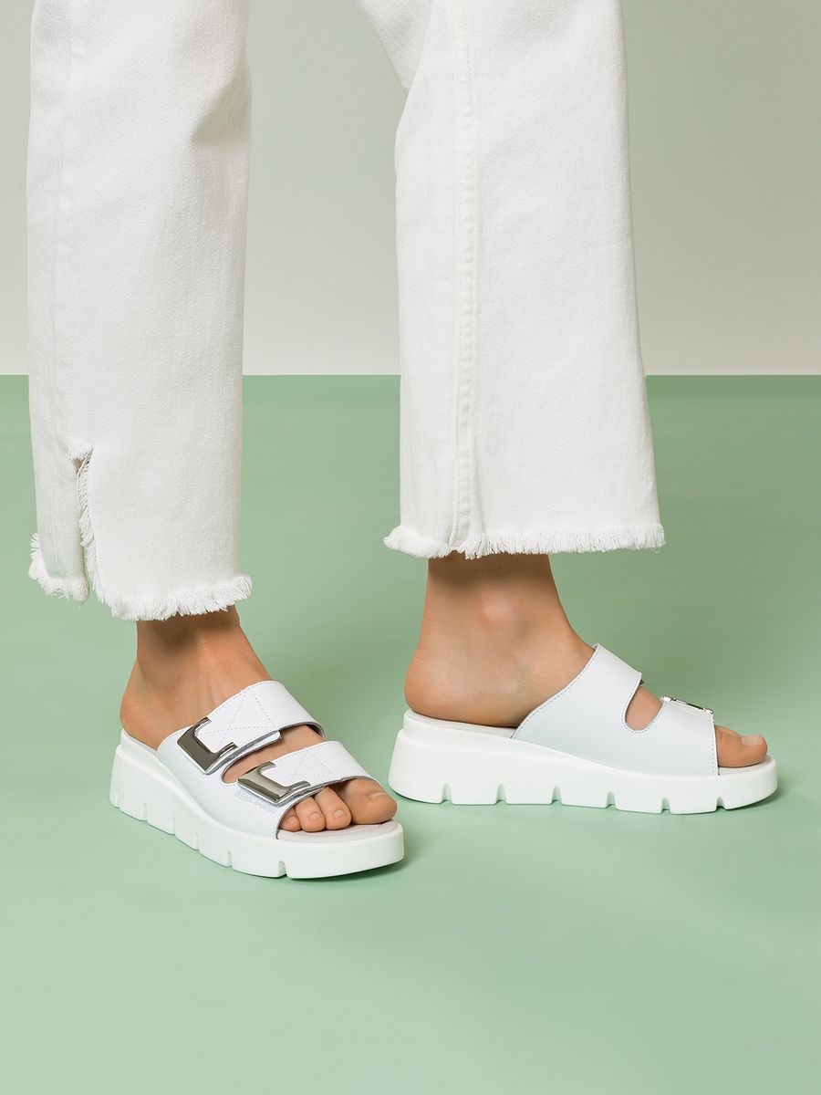 Сабо женские из натуральной кожи