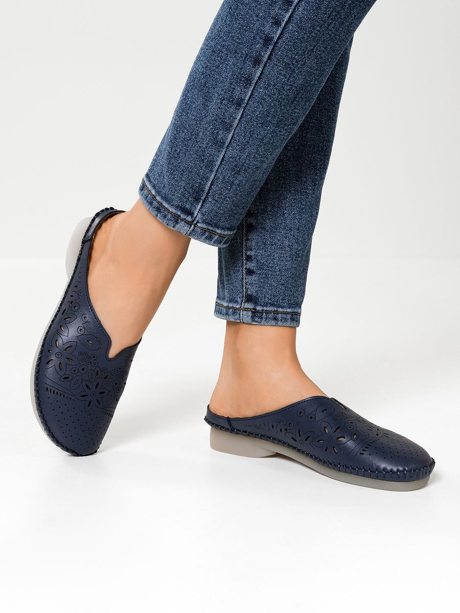 Сабо женские из натуральной кожи