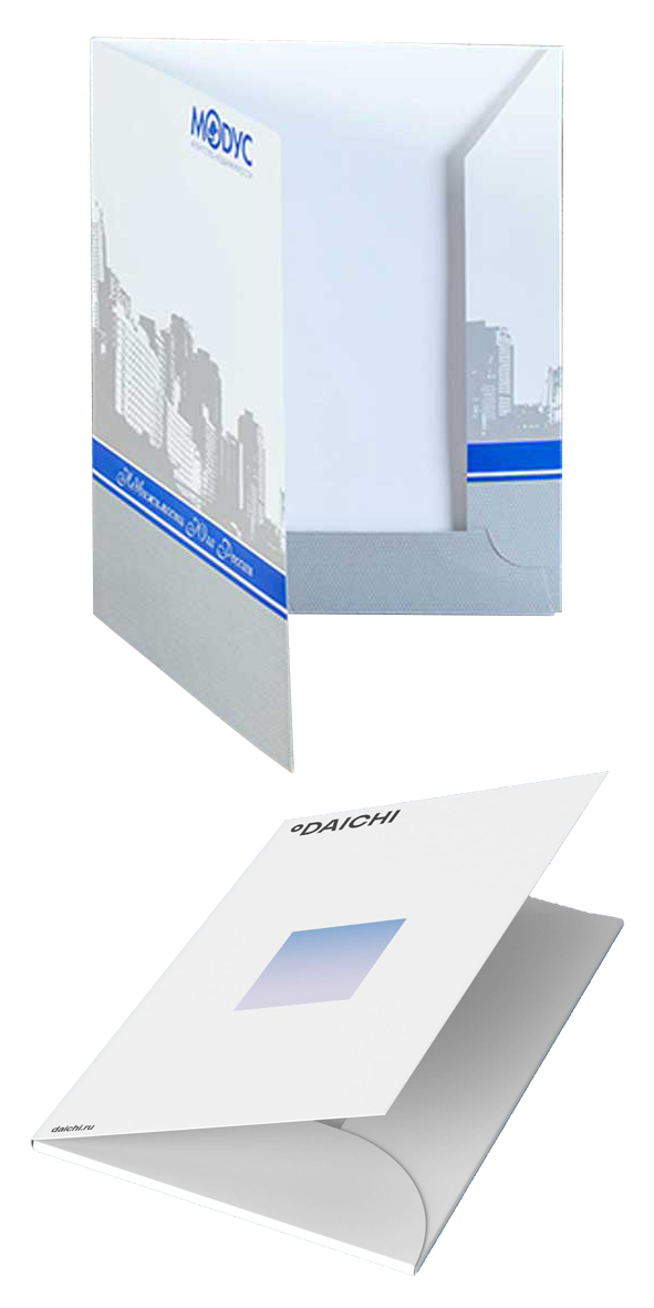 Печать вырубных папок