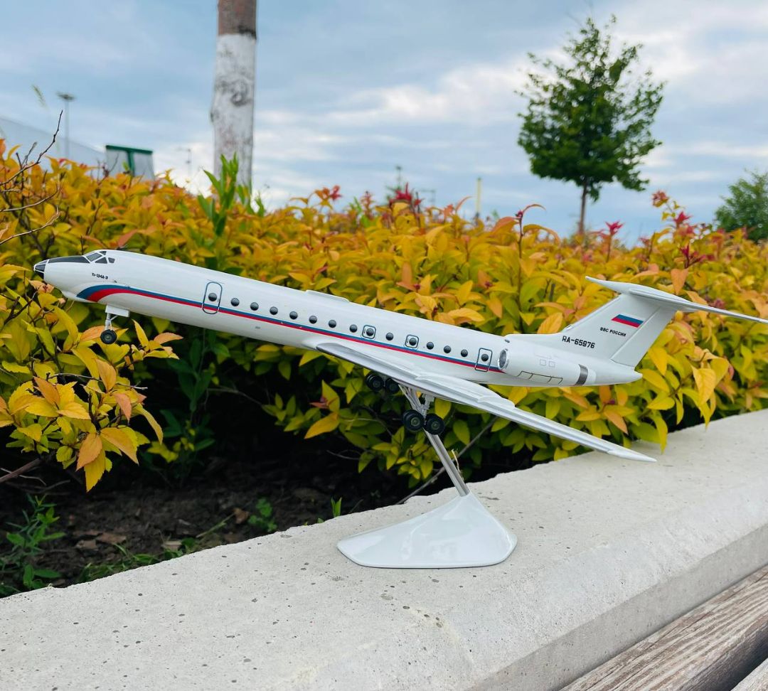Модель самолета ТУ-134А 1:100